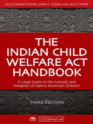 cover image of The Indian Child Welfare Act Handbook